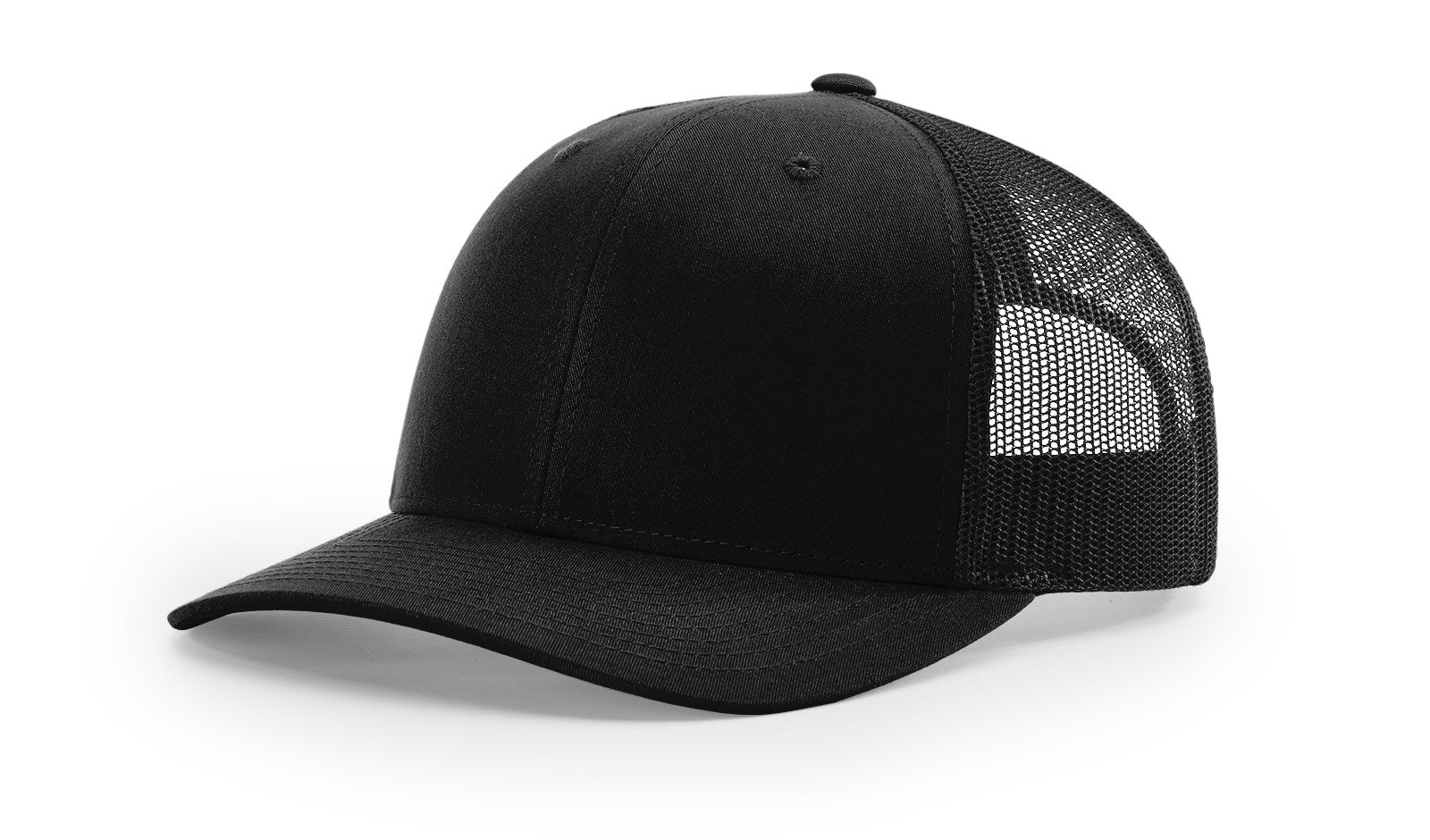 All Black - Richardson 112 Trucker Hat