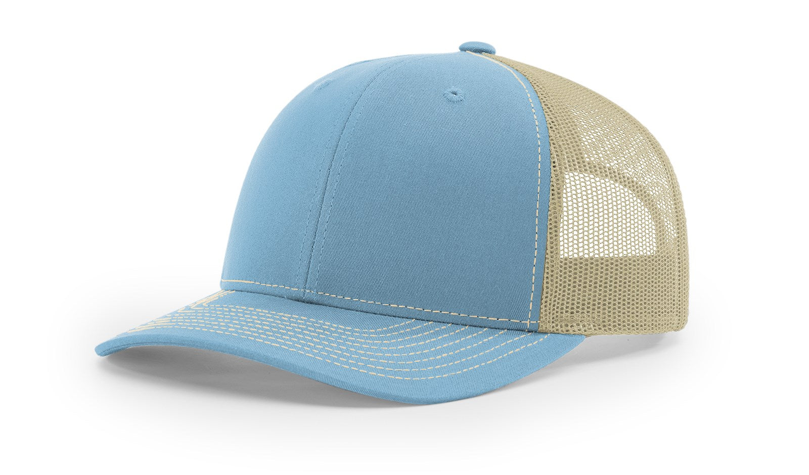 Columbia Blue/Khaki - Richardson 112 Trucker Hat