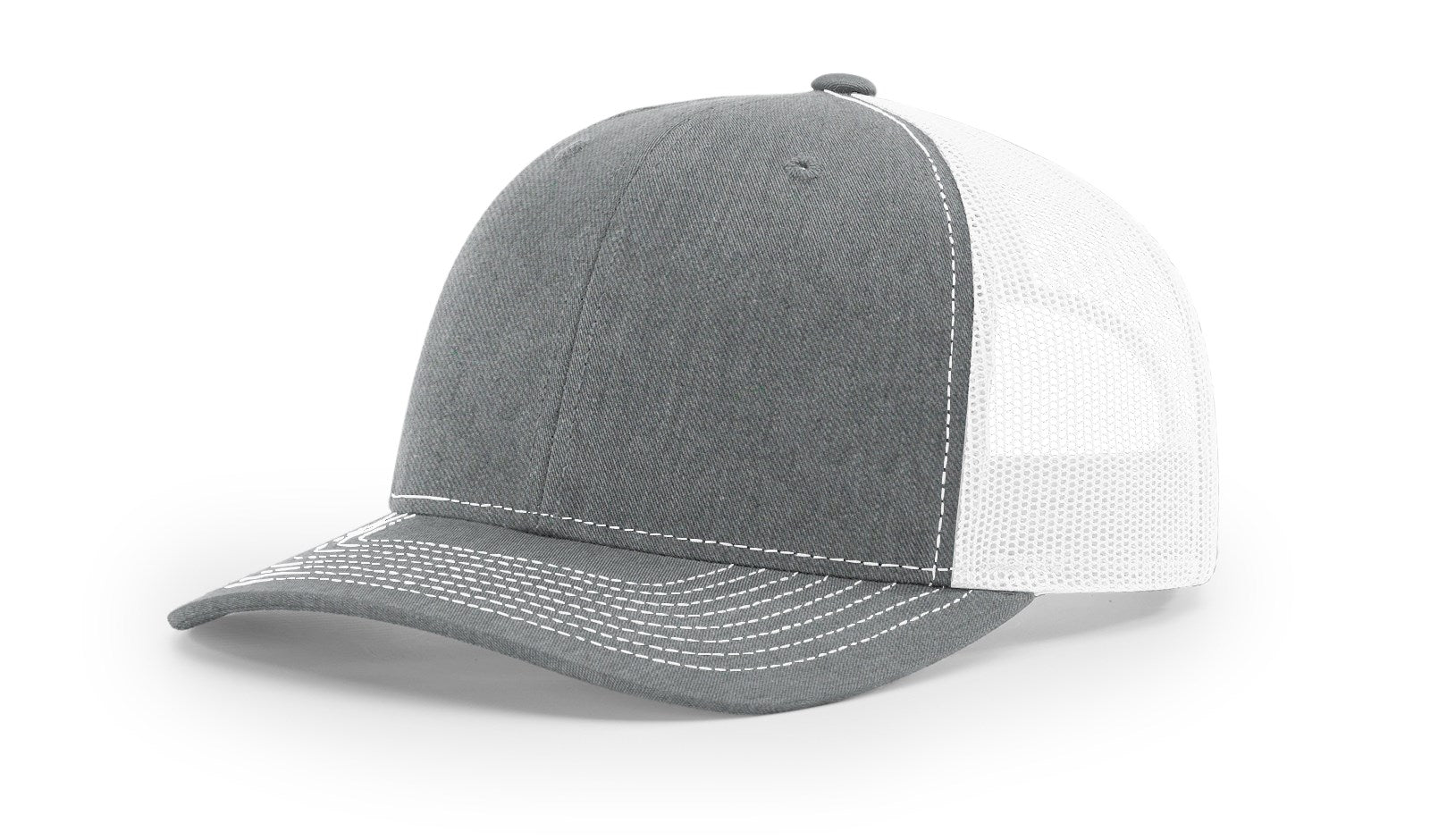 Heather Grey/White - Richardson 112 Trucker Hat