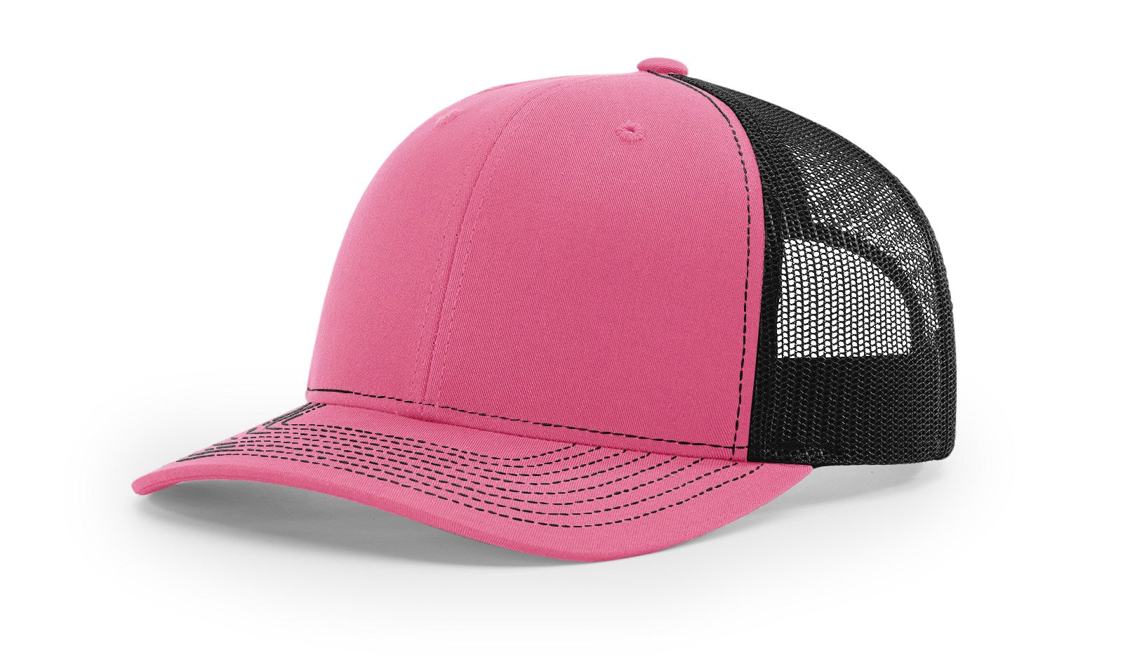 Hot Pink/Black - Richardson 112 Trucker Hat